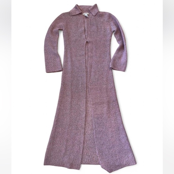 Free People Mohair Blend Sweater Duster Coat Medium - Picture 1 of 4